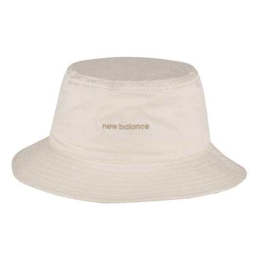 Sombrero de pescador de sarga de algodón de New Balance - Beige