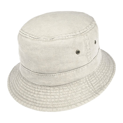 Sombrero de pescador plegable de algodón de Village Hats - Beige Masilla