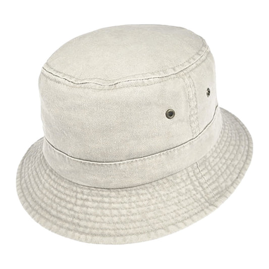 Sombrero de pescador plegable de algodón de Village Hats - Beige Masilla