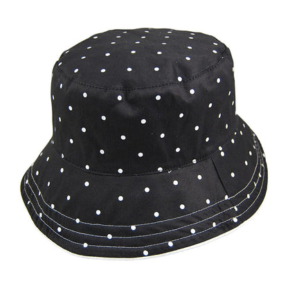Sombrero de pescador reversible en vinilo de Scala - Negro