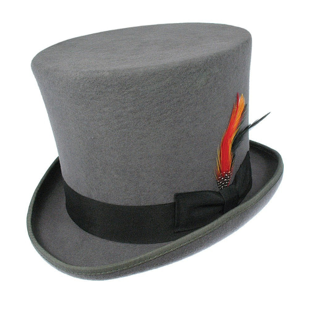 Sombrero de copa Victoriano de Jaxon & James - Gris