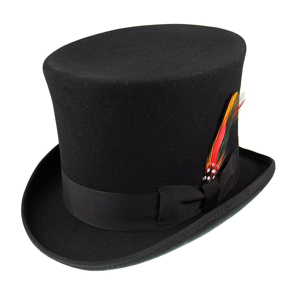 Sombrero de copa Victoriano de Jaxon & James - Negro