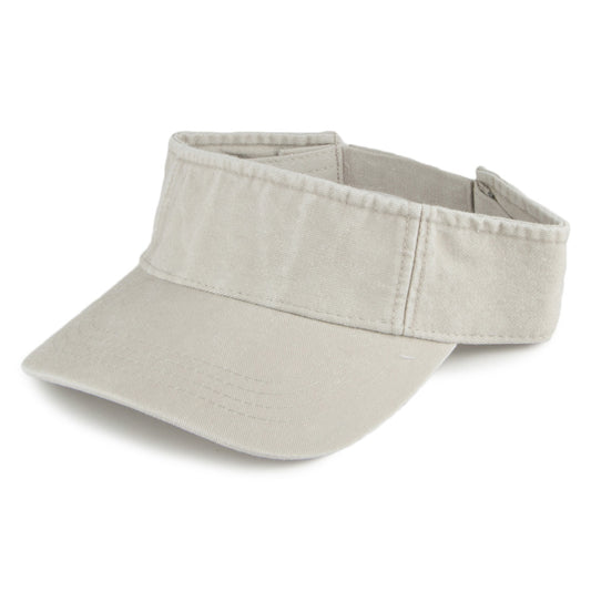 Visera de sarga de algodón de Dorfman Pacific - Beige