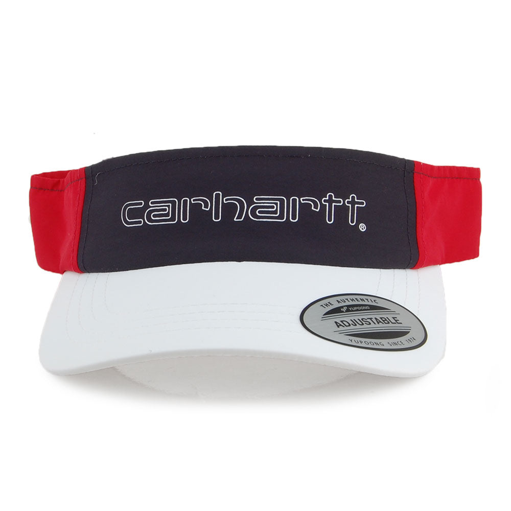 Visera Terrace de Carhartt WIP - Rojo-Azul Marino