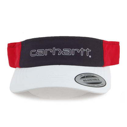 Visera Terrace de Carhartt WIP - Rojo-Azul Marino