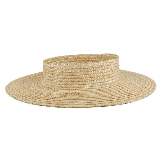Visera Joanna Ala de paja de Brixton - Natural