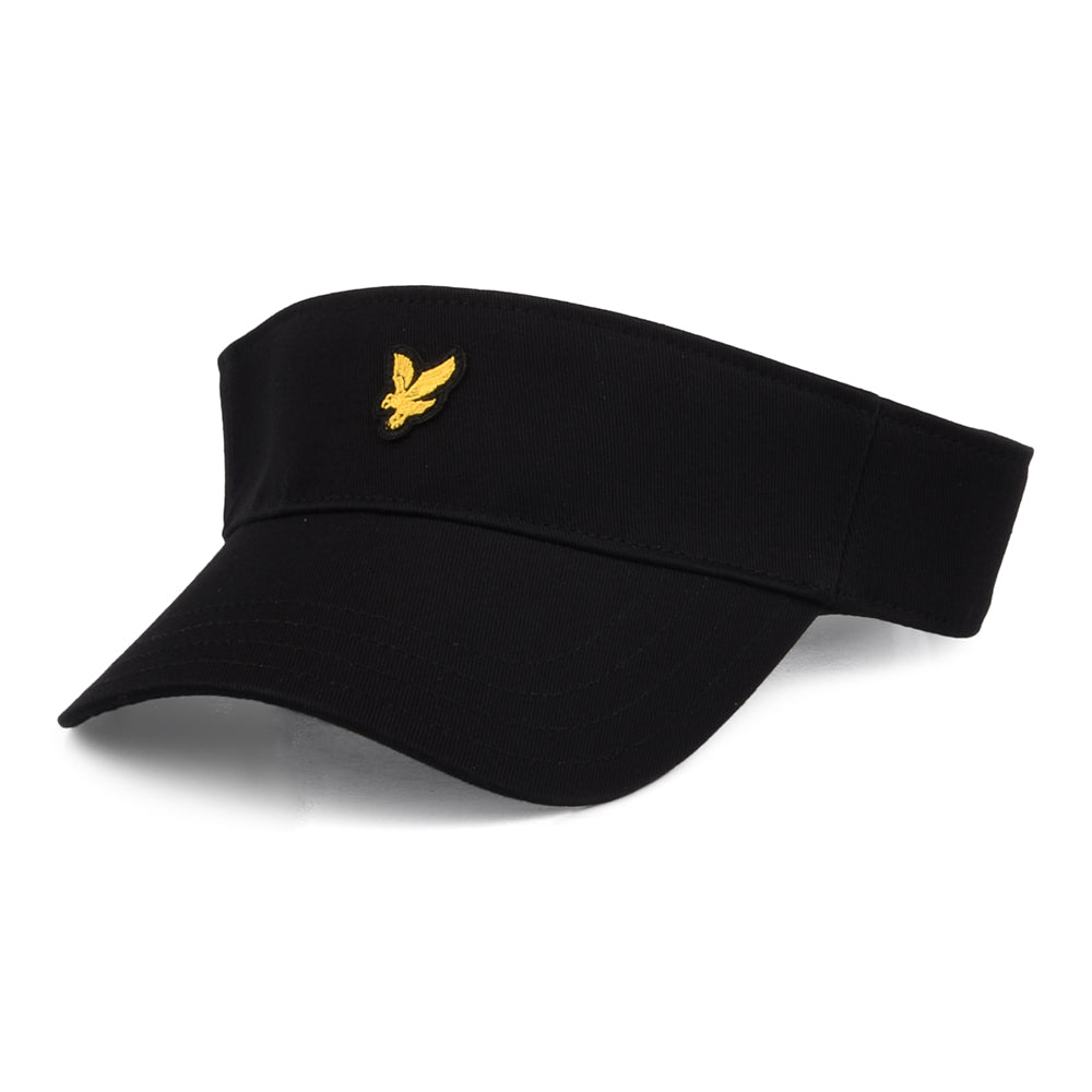 Visera de algodón orgánico de Lyle & Scott - Negro