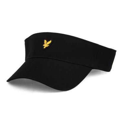 Visera de algodón orgánico de Lyle & Scott - Negro
