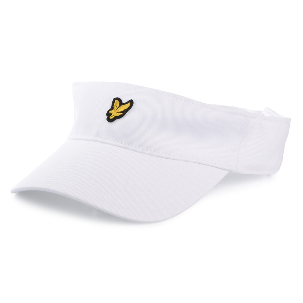 Visera de algodón orgánico de Lyle & Scott - Blanco