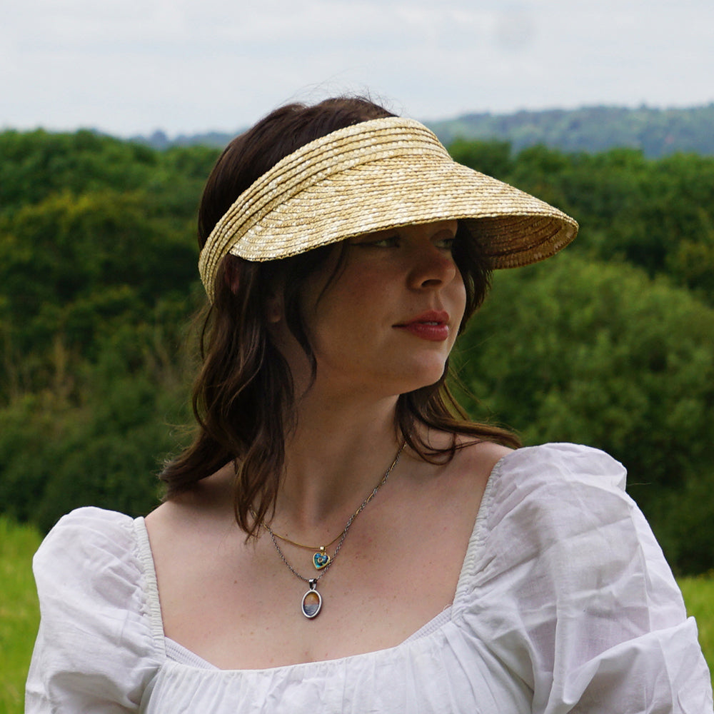 Visera mujeres Milan de sur la tête - Natural