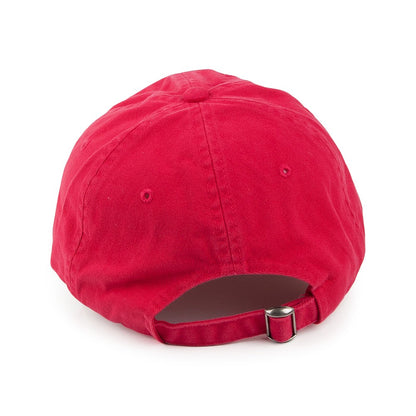 Gorra béisbol de algodón lavado - Rojo