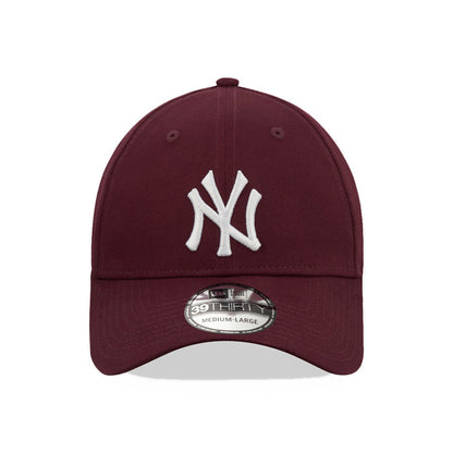 Gorra de béisbol 39THIRTY MLB League Essential New York Yankees de New Era - Burdeos