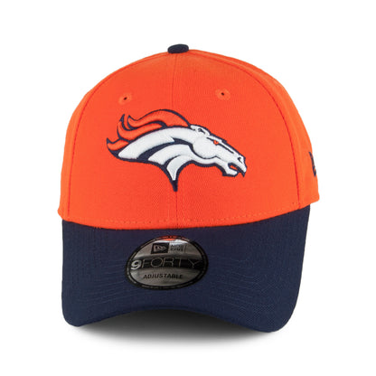 Gorra de béisbol 9FORTY NFL The League Denver Broncos de New Era - Naranja-Azul Marino