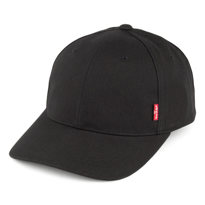 Gorra de béisbol Classic Twill con etiqueta roja de Levi's - Negro