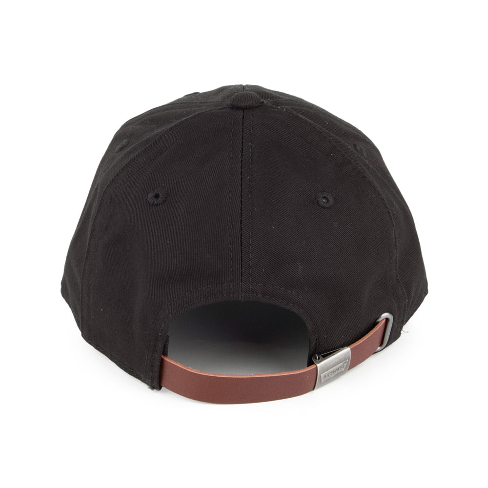 Gorra de béisbol Classic Twill con etiqueta roja de Levi's - Negro