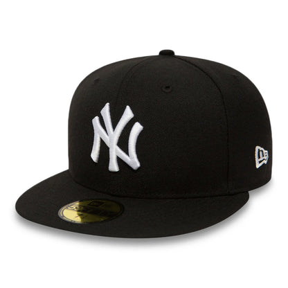 Gorra de béisbol 59FIFTY MLB League Essential New York Yankees de New Era - Negro-Blanco