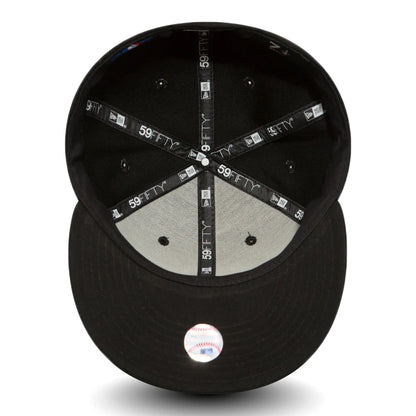 Gorra de béisbol 59FIFTY MLB League Essential New York Yankees de New Era - Negro-Blanco