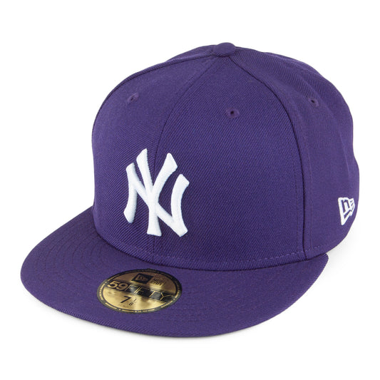 Gorra de béisbol 59FIFTY MLB League Essential New York Yankees de New Era - Morado