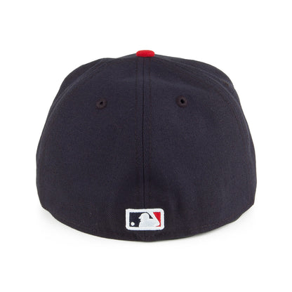 Gorra de béisbol 59FIFTY MLB On Field AC Perf Atlanta Braves de New Era - Azul Marino-Rojo