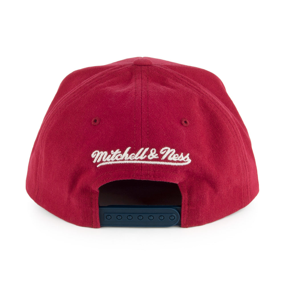 Gorra Snapback Cleveland Cavaliers de Mitchell & Ness - Burdeos-Azul Marino