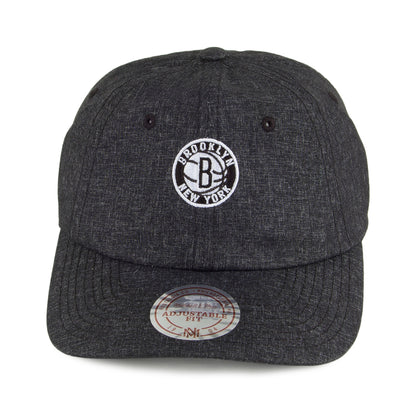 Gorra de béisbol Melange Brooklyn Nets de Mitchell & Ness - Antracita