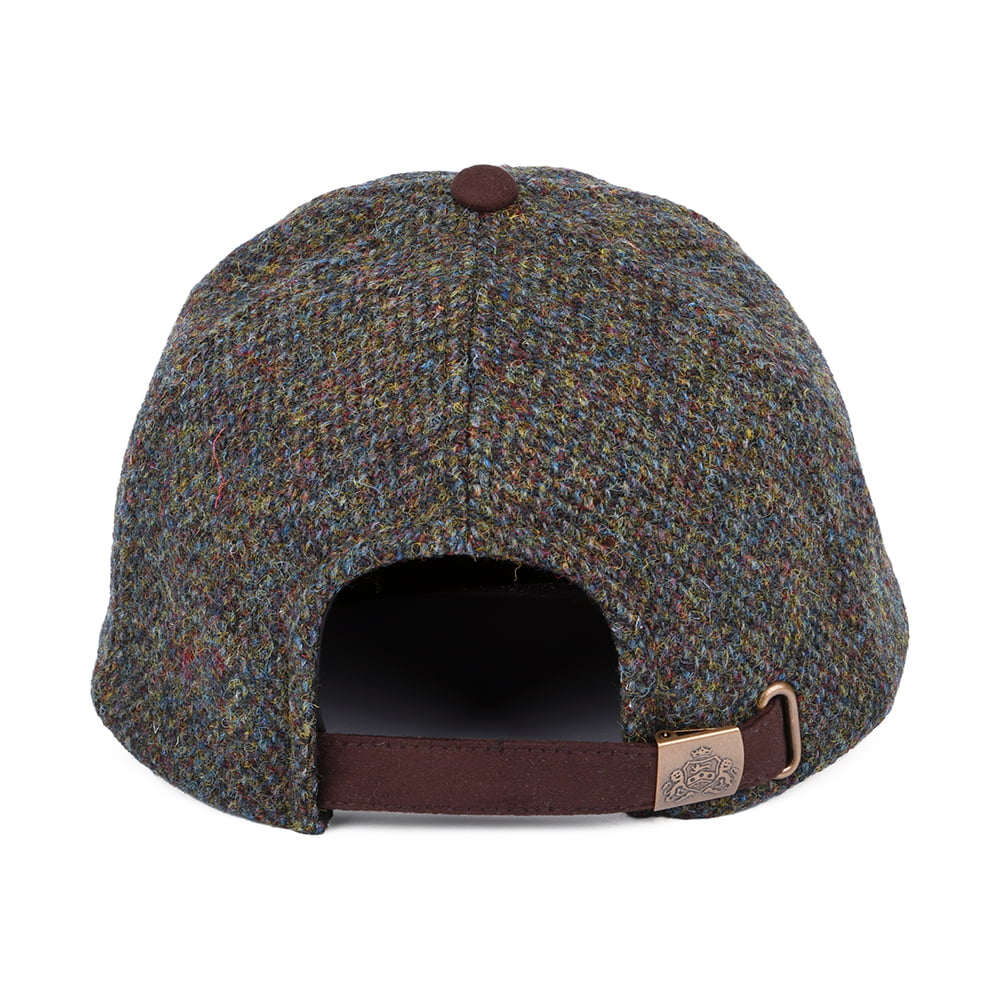 Gorra de béisbol de HARRIS TWEED de Failsworth - Mezcla de Verdes