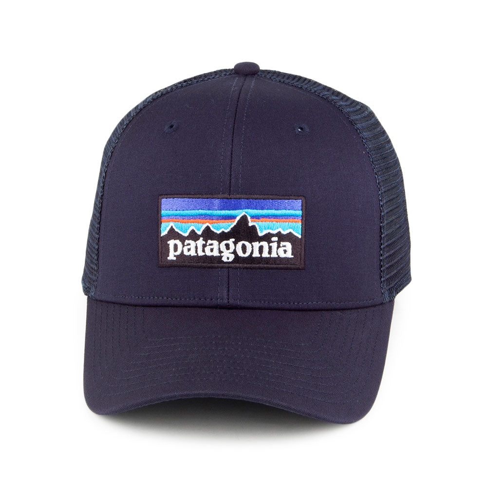 Gorra Trucker P-6 Logo de algodón orgánico de Patagonia - Azul Marino