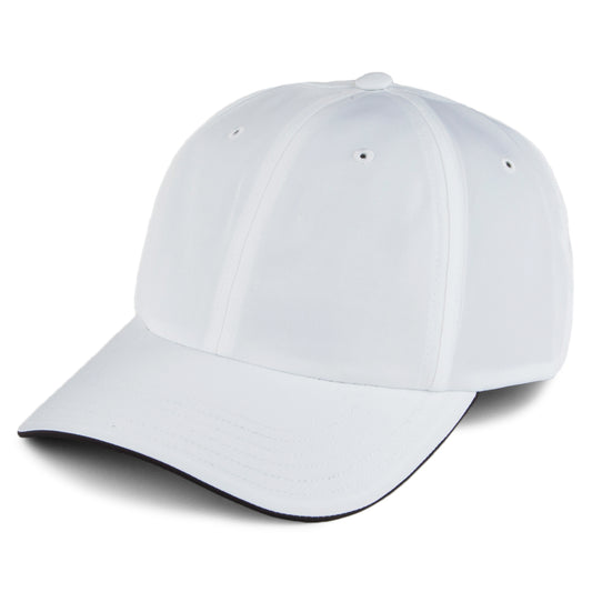 Gorra de béisbol 6 Panel Performance Poly de Adidas - Blanco