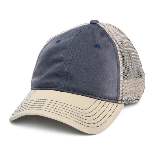 Gorra Trucker de algodón de Dorfman Pacific - Azul Marino