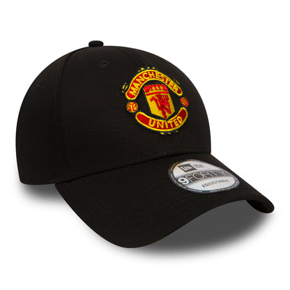 Gorra de béisbol 9FORTY Manchester United FC de New Era - Negro