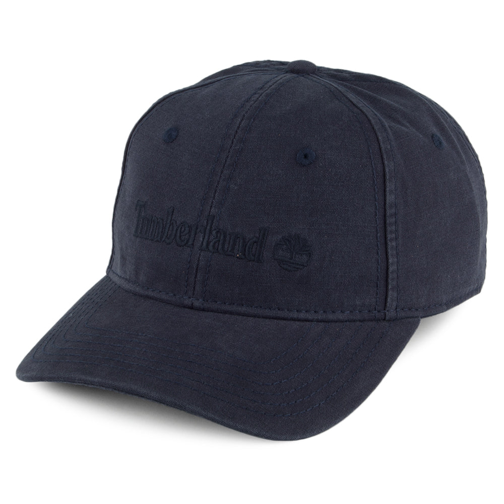 Gorra de béisbol bordada de Timberland - Logo Azul Marino