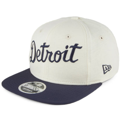 Gorra béisbol 9FIFTY Lounge Detroit Tigers New Era-Crema-Azul Marino