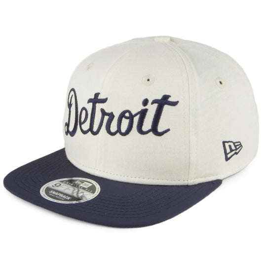 Gorra béisbol 9FIFTY Lounge Detroit Tigers New Era-Crema-Azul Marino
