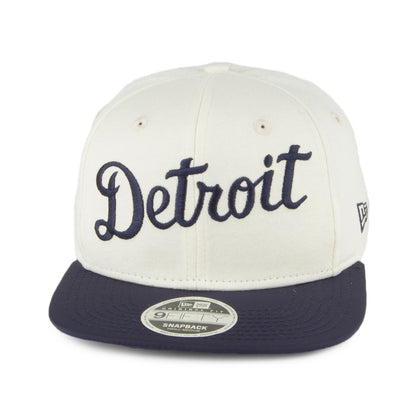 Gorra béisbol 9FIFTY Lounge Detroit Tigers New Era-Crema-Azul Marino
