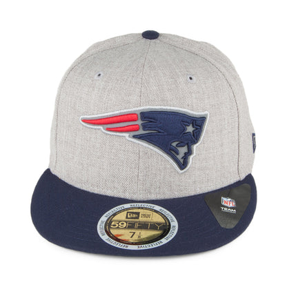 Gorra béisbol 59FIFTY Heather New England Patriots New Era-Gris-Azul