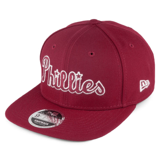 Gorra béisbol Snapback 9FIFTY MLB Script Philadelphia Phillies New Era-Cardenal