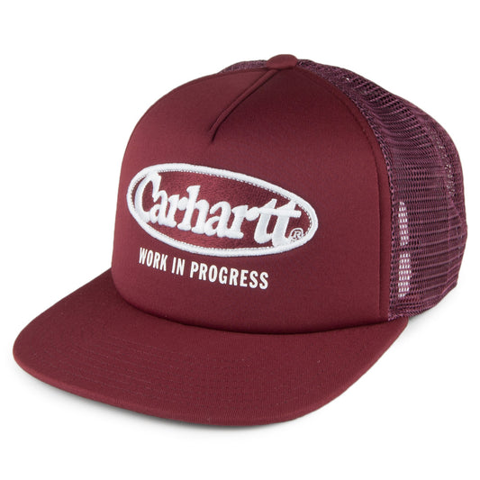 Gorra Trucker Oval de Carhartt WIP - Burdeos
