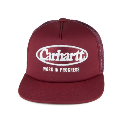 Gorra Trucker Oval de Carhartt WIP - Burdeos