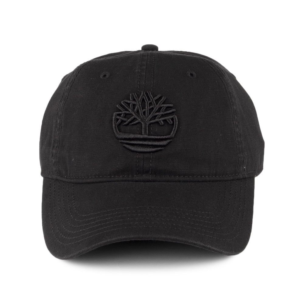 Gorra de béisbol Soundview de lona de algodón de Timberland - Negro
