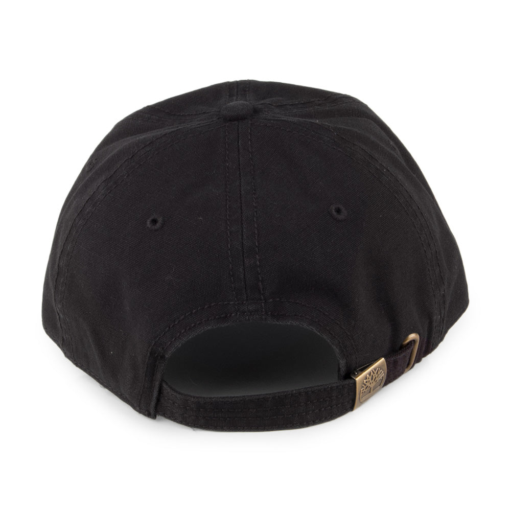 Gorra de béisbol Soundview de lona de algodón de Timberland - Negro