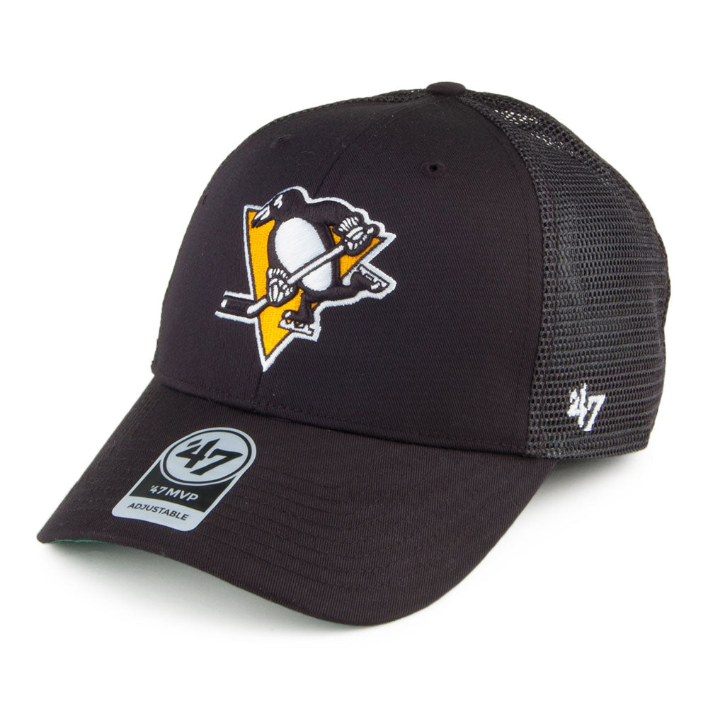 Gorra Trucker Branson MVP Pittsburgh Penguins de 47 Brand - Negro