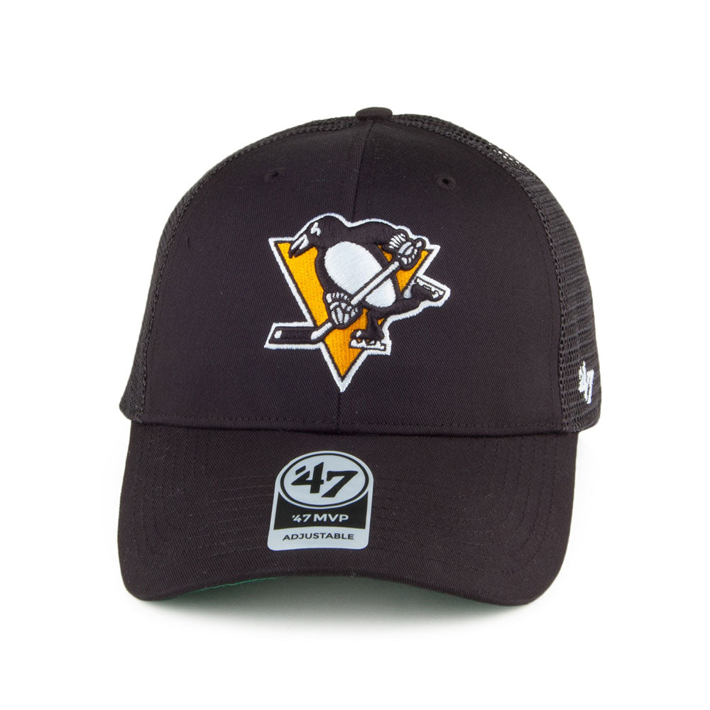 Gorra Trucker Branson MVP Pittsburgh Penguins de 47 Brand - Negro