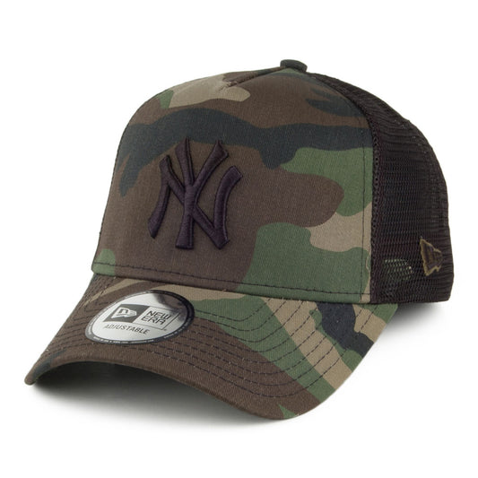 Gorra Trucker A-Frame MLB Camo Team New York Yankees de New Era - Camuflaje