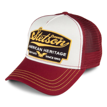Gorra Trucker American Heritage de Stetson - Burdeos