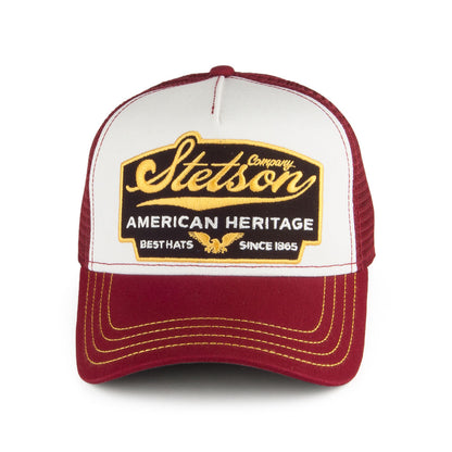 Gorra Trucker American Heritage de Stetson - Burdeos