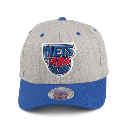 Gorra Snapback Team Logo 2-Tone 110 New Jersey Nets Mitchell & Ness-Gris-Azul
