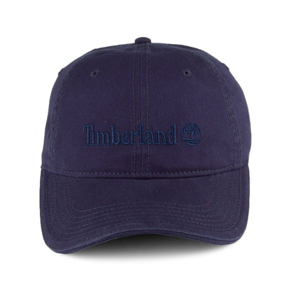 Gorra de béisbol Cooper Hill de algodón de Timberland - Azul Marino-Azul