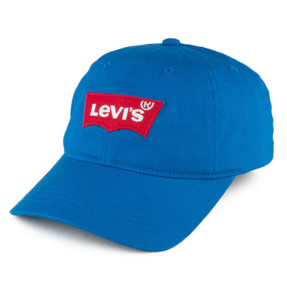 Gorra de béisbol Batwing de Levi's - Etiqueta en blanco - Azul Real