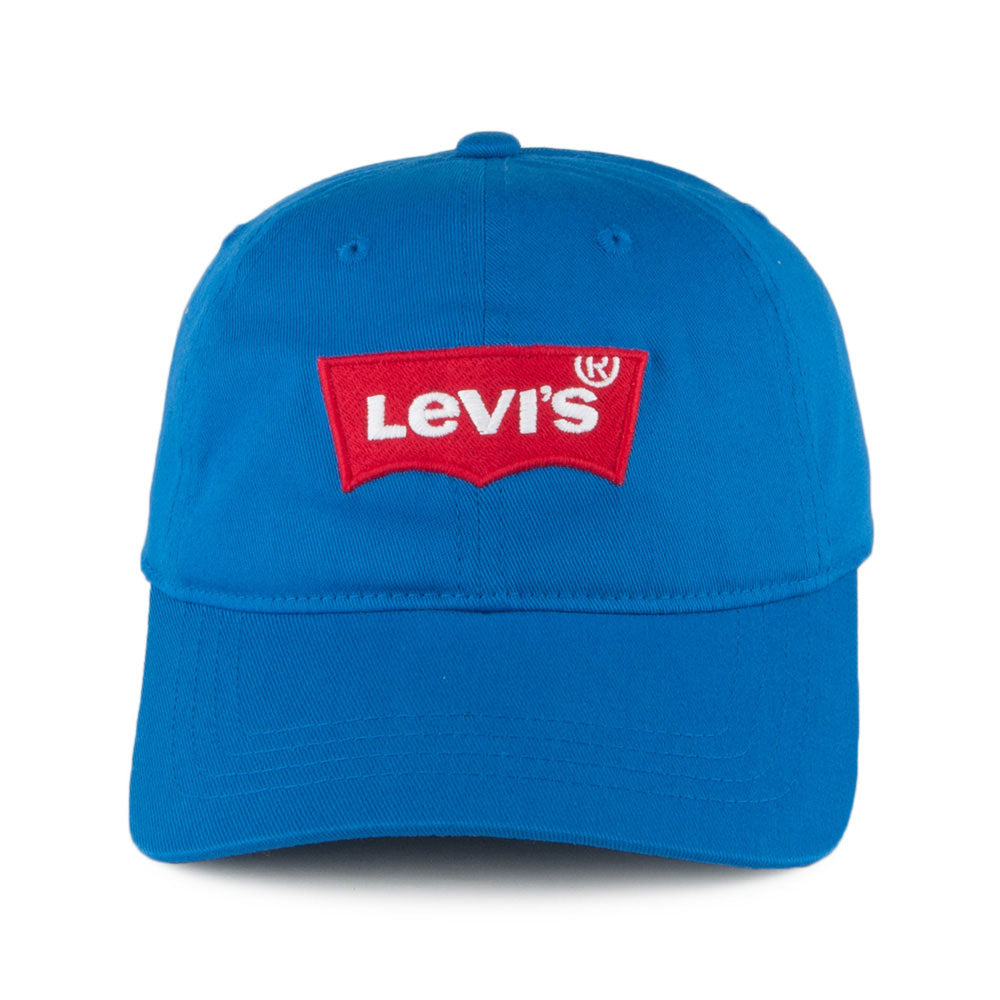 Gorra de béisbol Batwing de Levi's - Etiqueta en blanco - Azul Real