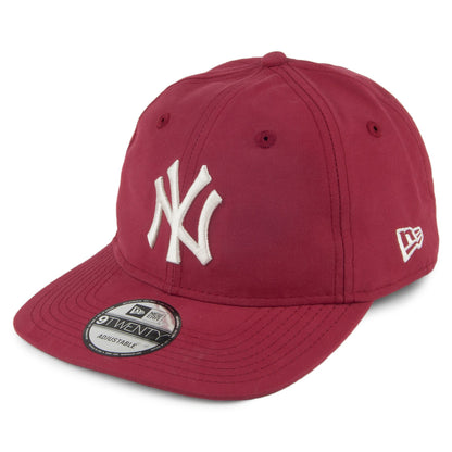 Gorra de béisbol 9TWENTY MLB Nylon Packable New York Yankees de New Era - Rojo Cardenal